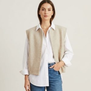 JH gilet sans manche beige